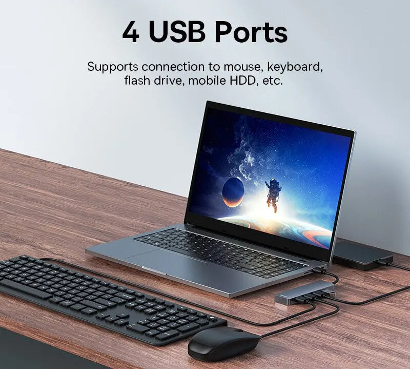 Statiq Core Hub | Expansor de Puertos 4-en-1